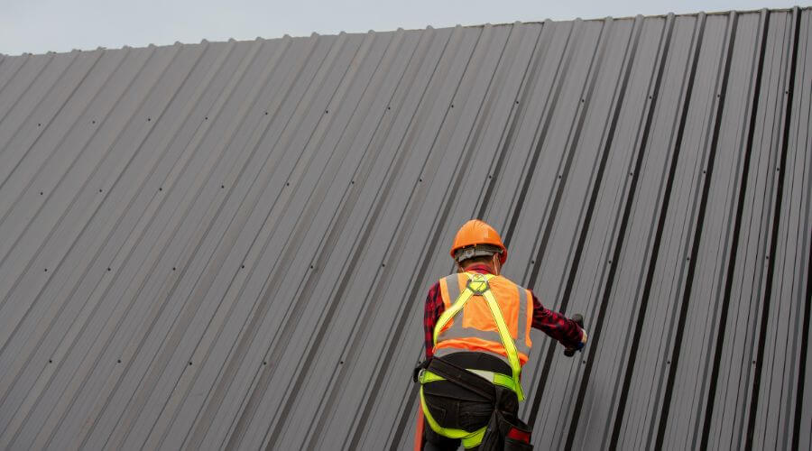 Professional metal roof installation services in Ava, IL